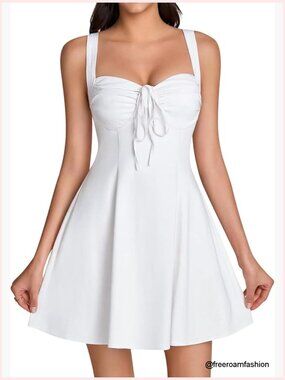 Corset Mini Dress Lace Up A Line Sweetheart Neck Graduation Party Dress